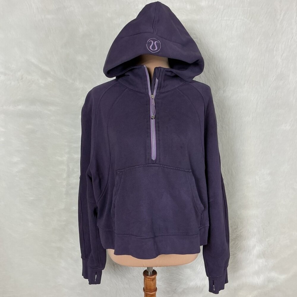 Lululemon Purple Scuba Oversized Half-Zip Hoodie XL/XXL
